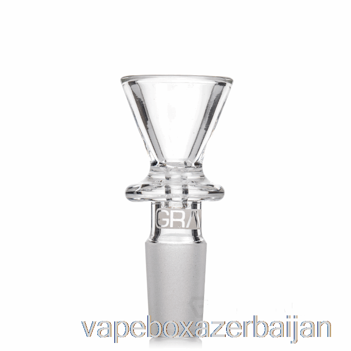 Vape Smoke GRAV 14mm Funnel Bowl Clear